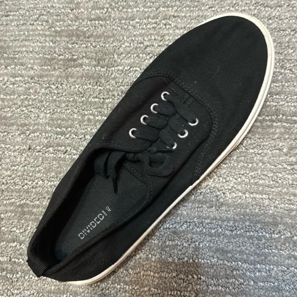 black shoes